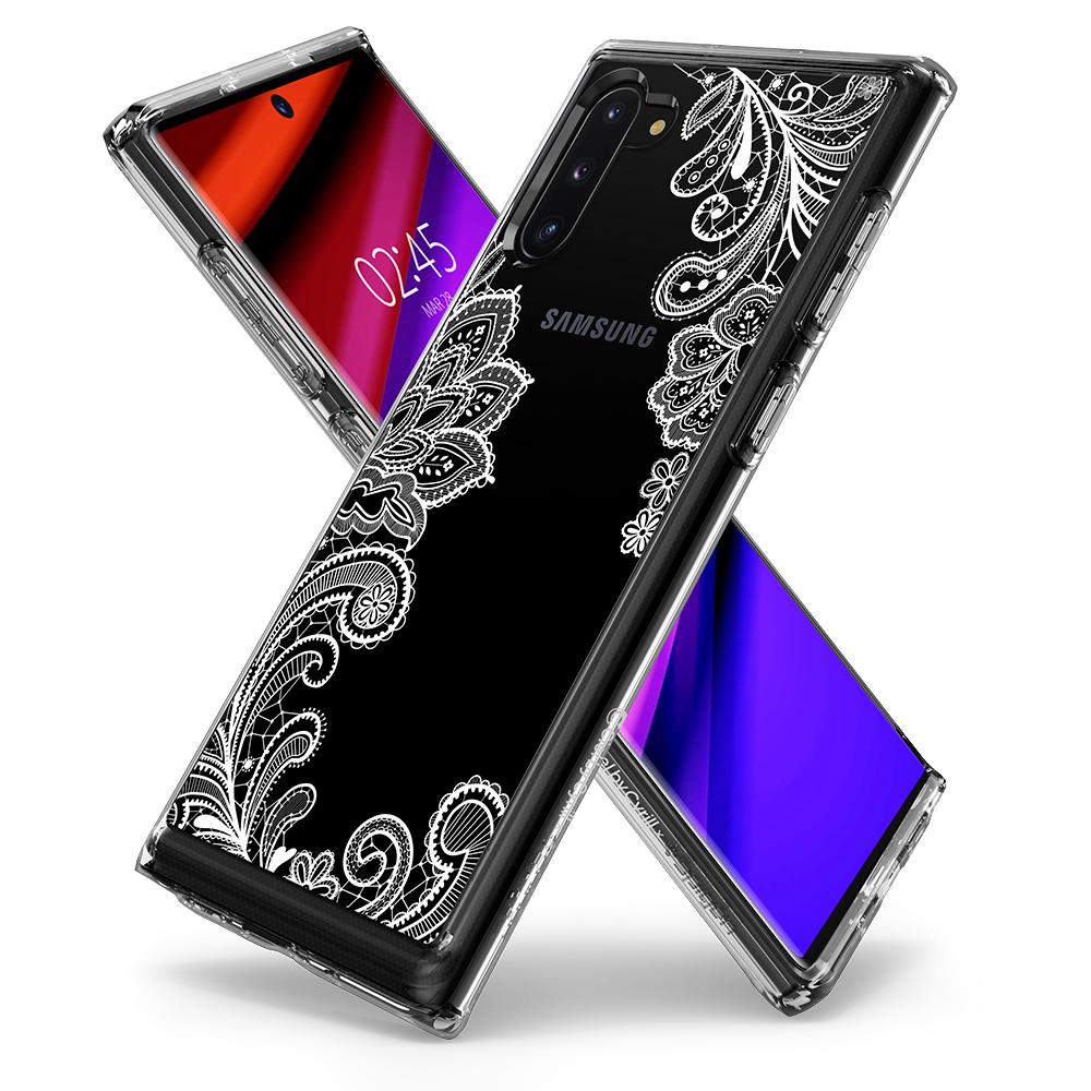 Galaxy Note 10 Cecile - White Mandala