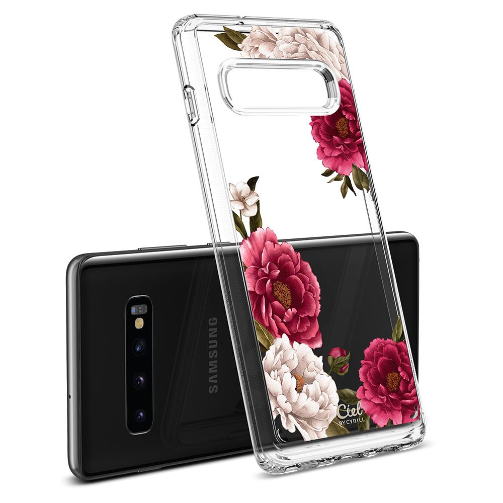 Galaxy S10 Cecile - Red Floral
