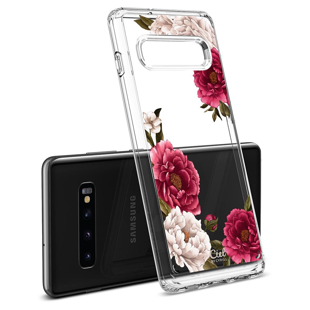 Galaxy S10 Plus Cecile - Red Floral