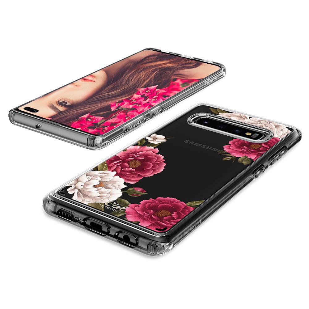 Galaxy S10 Plus Cecile - Red Floral