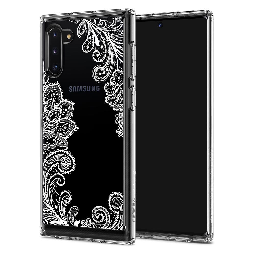 Galaxy Note 10 Cecile - White Mandala