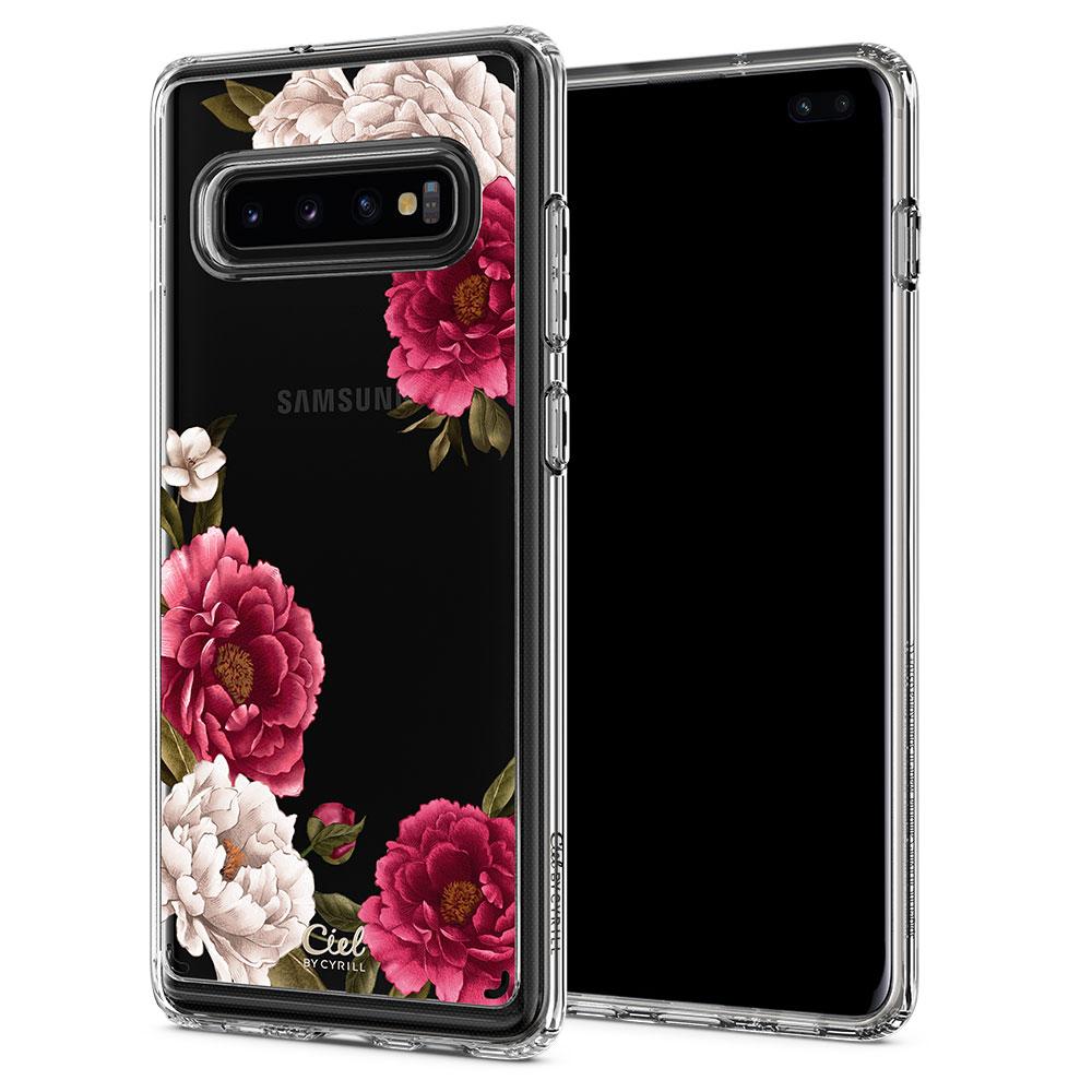 Galaxy S10 Plus Cecile - Red Floral